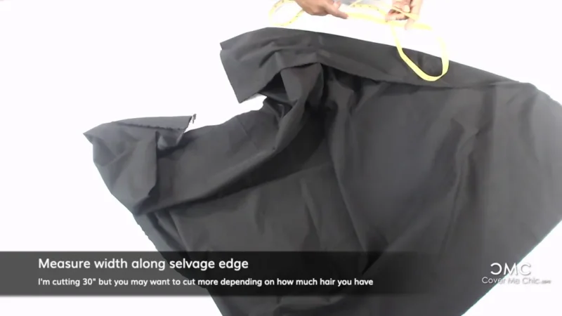 how to make a head wrap measuring your fabric