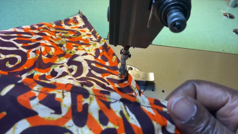sewing a head wrap using a regular foot