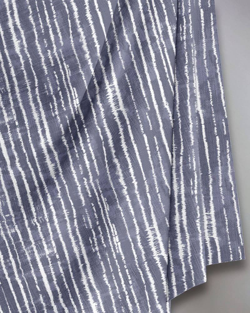 Textured Stripe Blue Granite — Cover Me Chic fabric for modest sewing